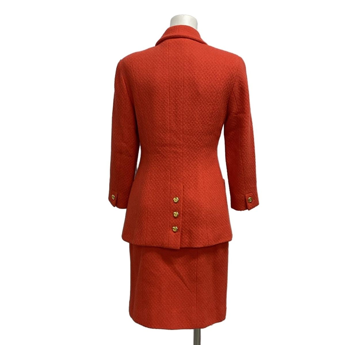 CHANEL(シャネル) スカートスーツ レディース 20693 レッド 肩パッド