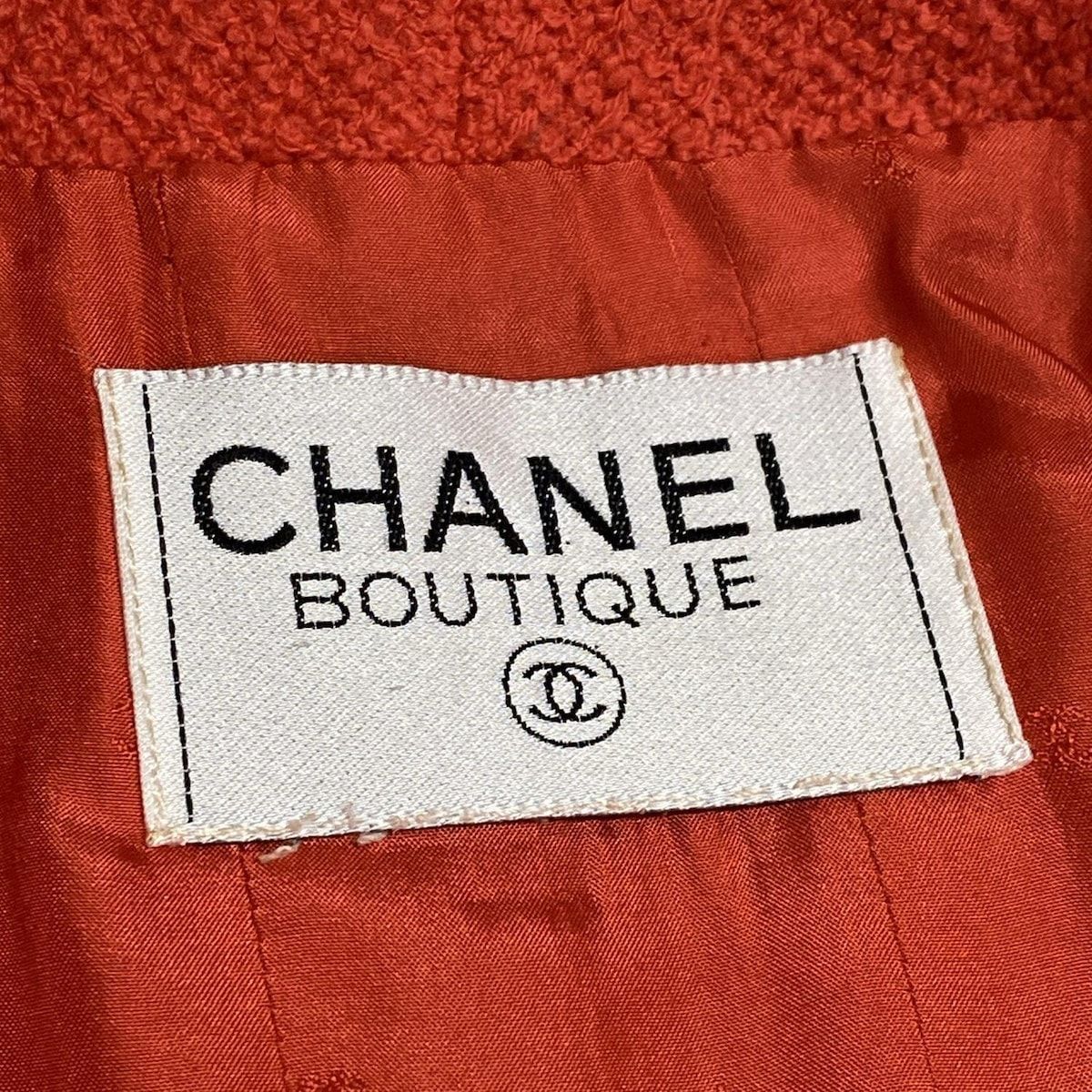 CHANEL(シャネル) スカートスーツ レディース 20693 レッド 肩パッド