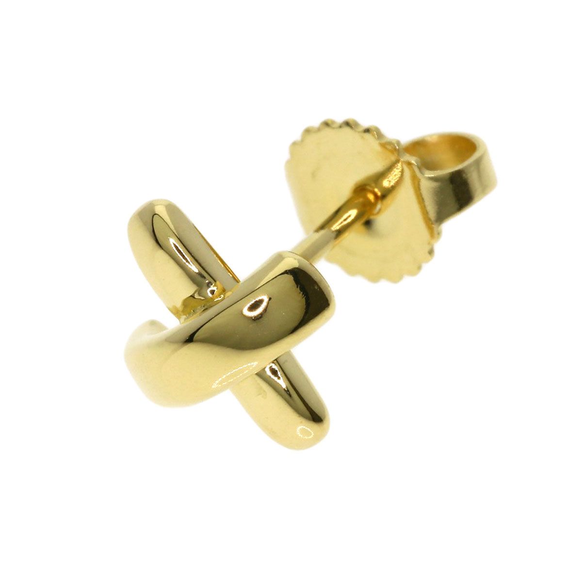 TIFFANY&Co. ティファニー クロスステッチ 片方のみ ピアス K18YG