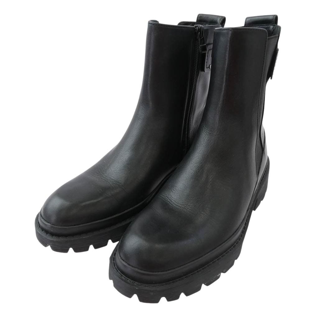 LANVIN en Bleu ランバンオンブルー サイドジップ レザー ブーツ