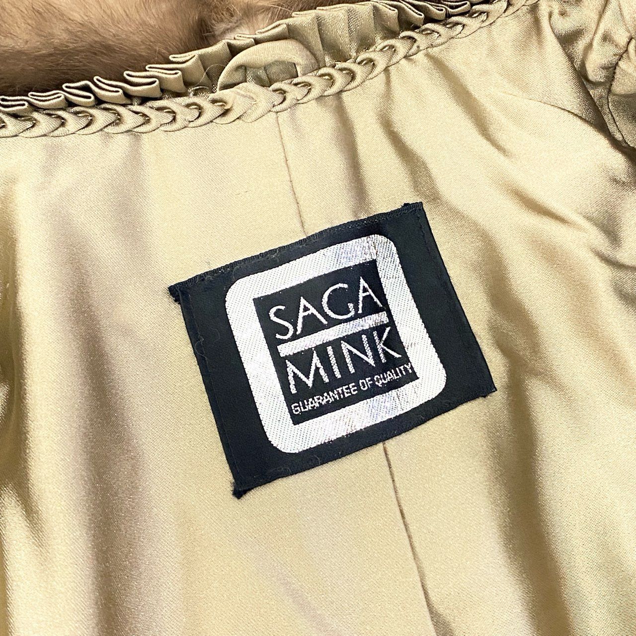 78a24 SAGA MINK サガミンク 銀サガ パステルミンク ロングコート