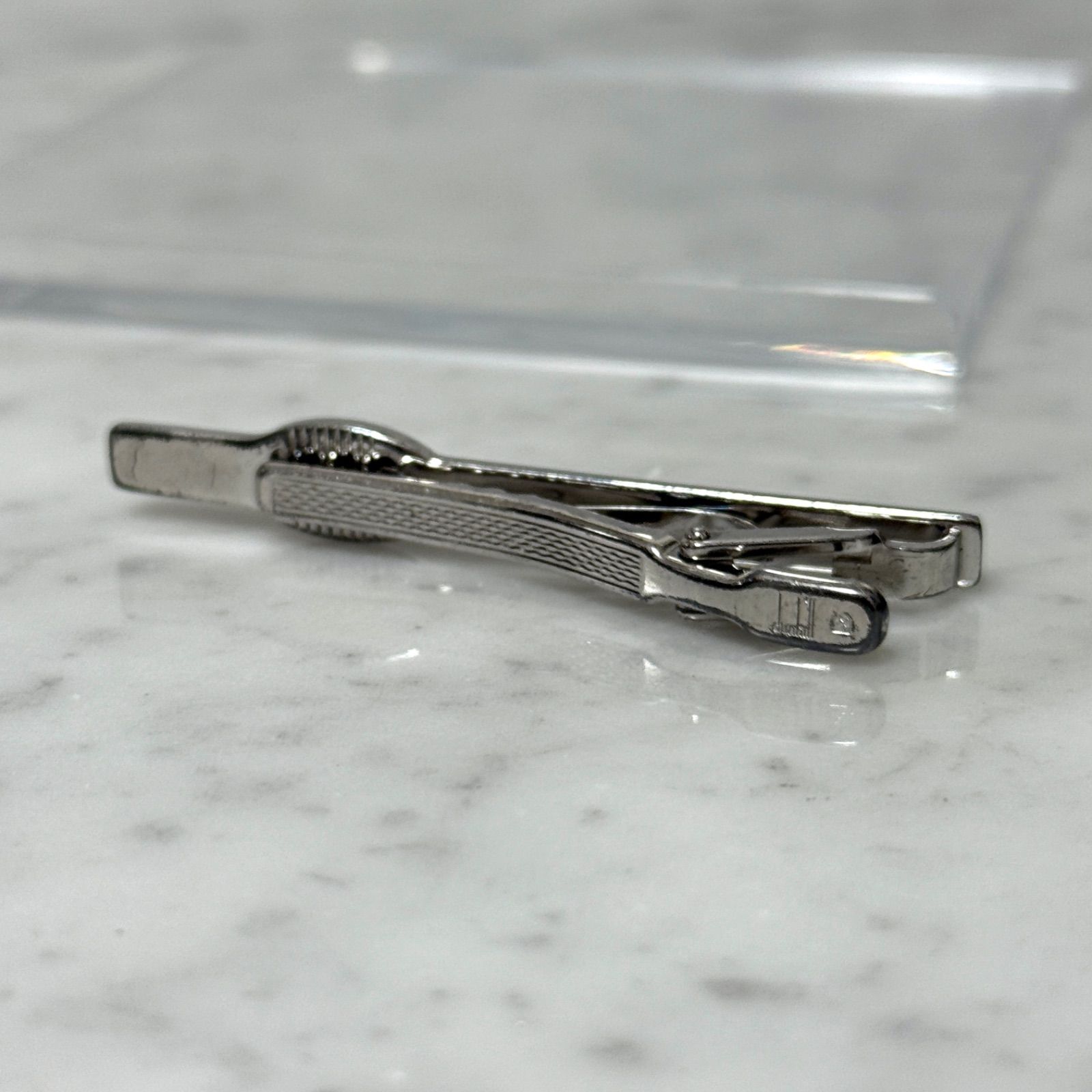 dunhill ダンヒル ネクタイピン 銀 SILVER シルバー バイク 黒 - メルカリ