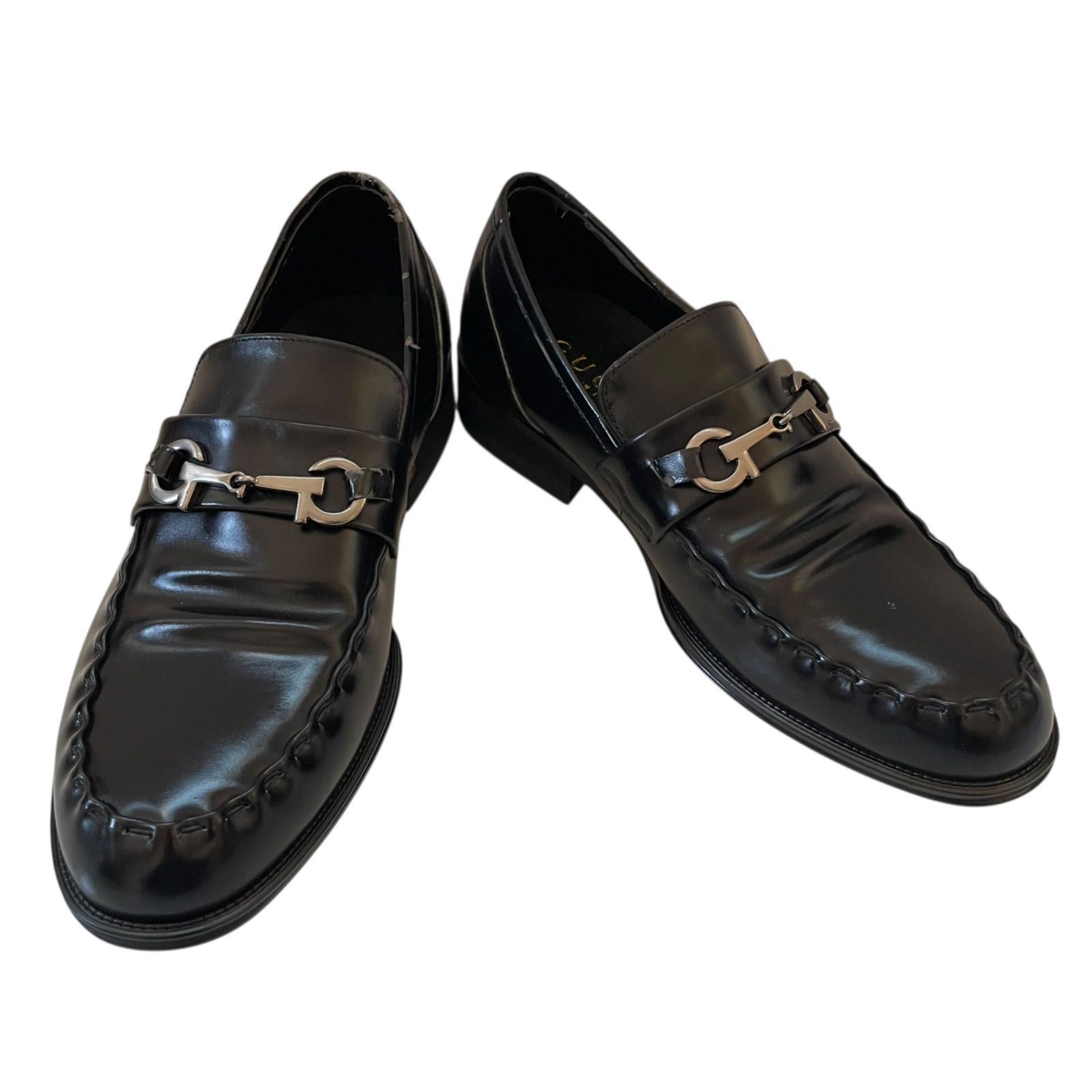GUCCI グッチ　ローファー　ホースビット GUCCI グッチ ホースビットローファー 革靴 ビジネスシューズ ブラック