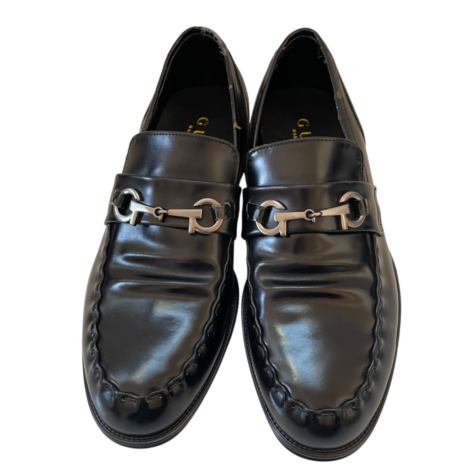 GUCCI グッチ ホースビットローファー 革靴 ビジネスシューズ ブラック