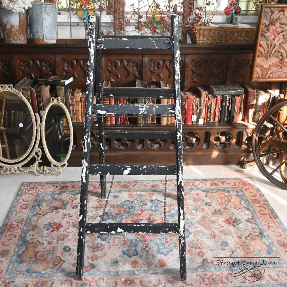 L3710-105 英国アンティーク ラダー ステップラダー プランター