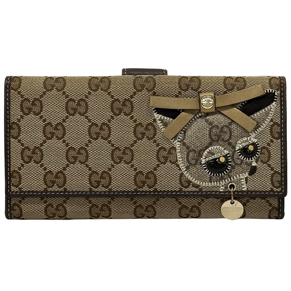 1円 □美品□ GUCCI グッチ グッチョリ チワワ GG柄 PVC 犬 サンタ