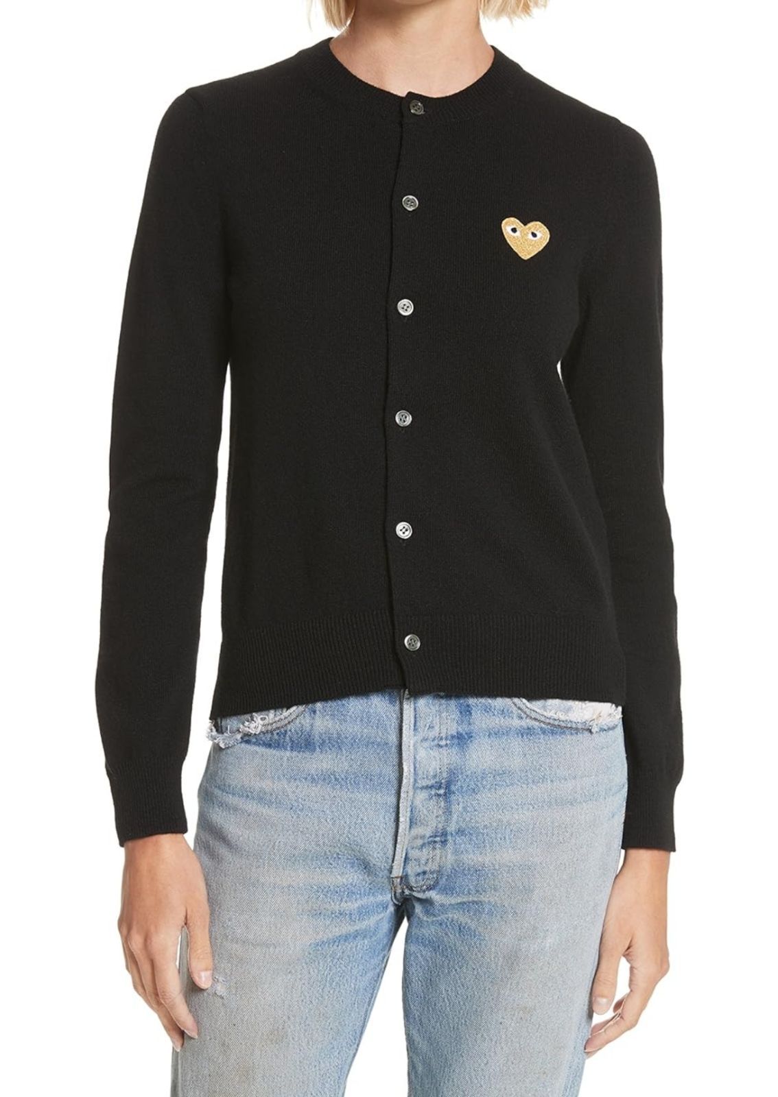 COMME des GARCONS(プレイ コムデギャルソン) ハートゴールド•ウール