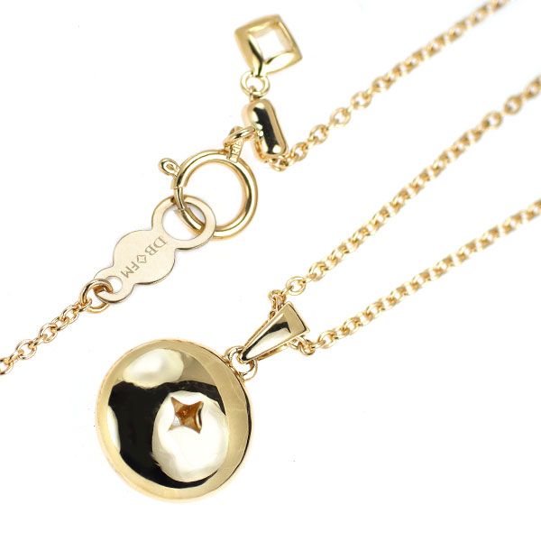 デビアス/フォーエバーマーク K18YG ダイヤモンド ペンダント