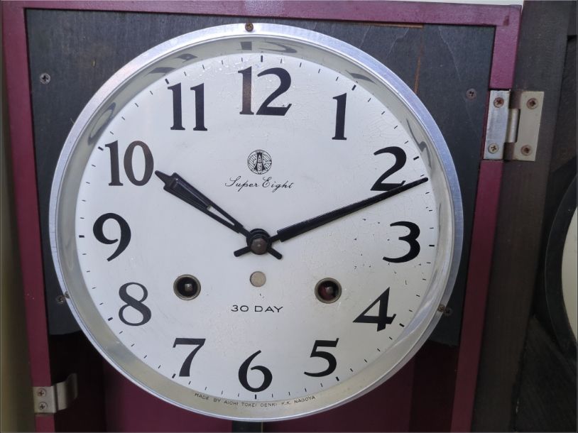 愛知時計電機（AICHI TOKEI DENKI）製 「Super Eight」30DAY 振り子式