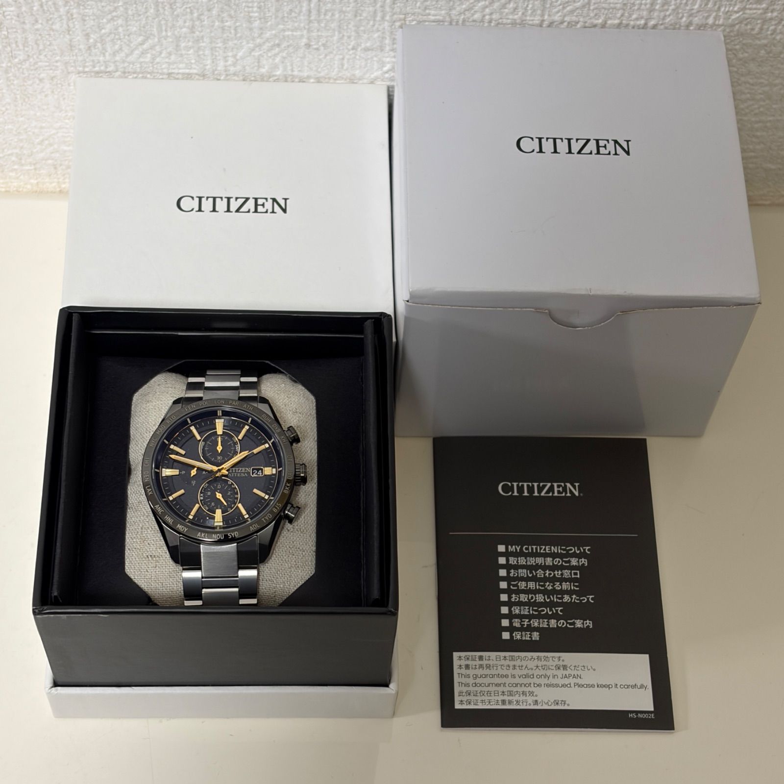 T775）希少！未使用 極美品 正常稼働 CITIZEN シチズン ATTESA