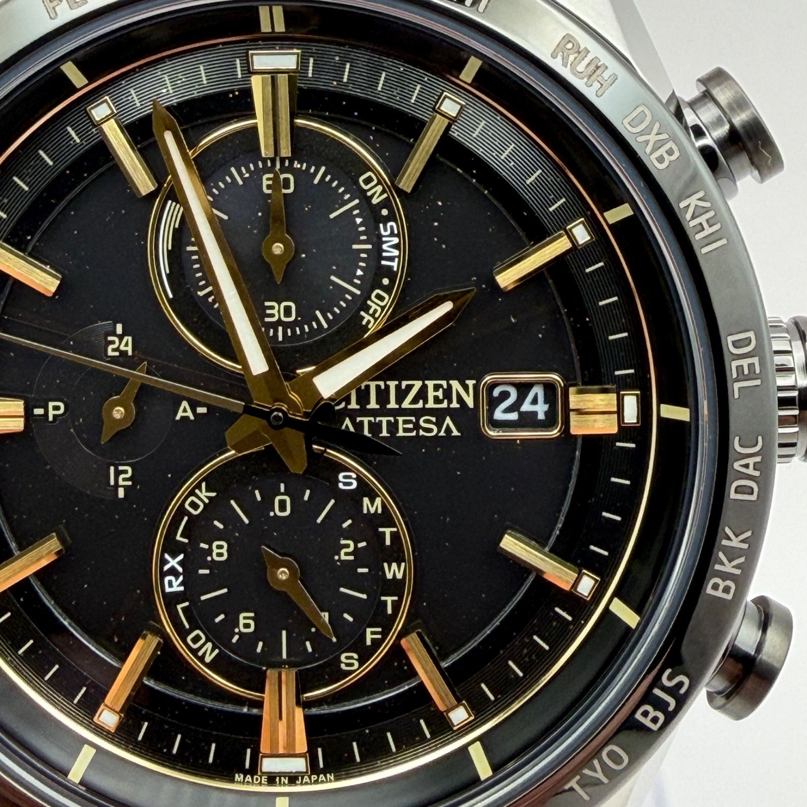 T775）希少！未使用 極美品 正常稼働 CITIZEN シチズン ATTESA 