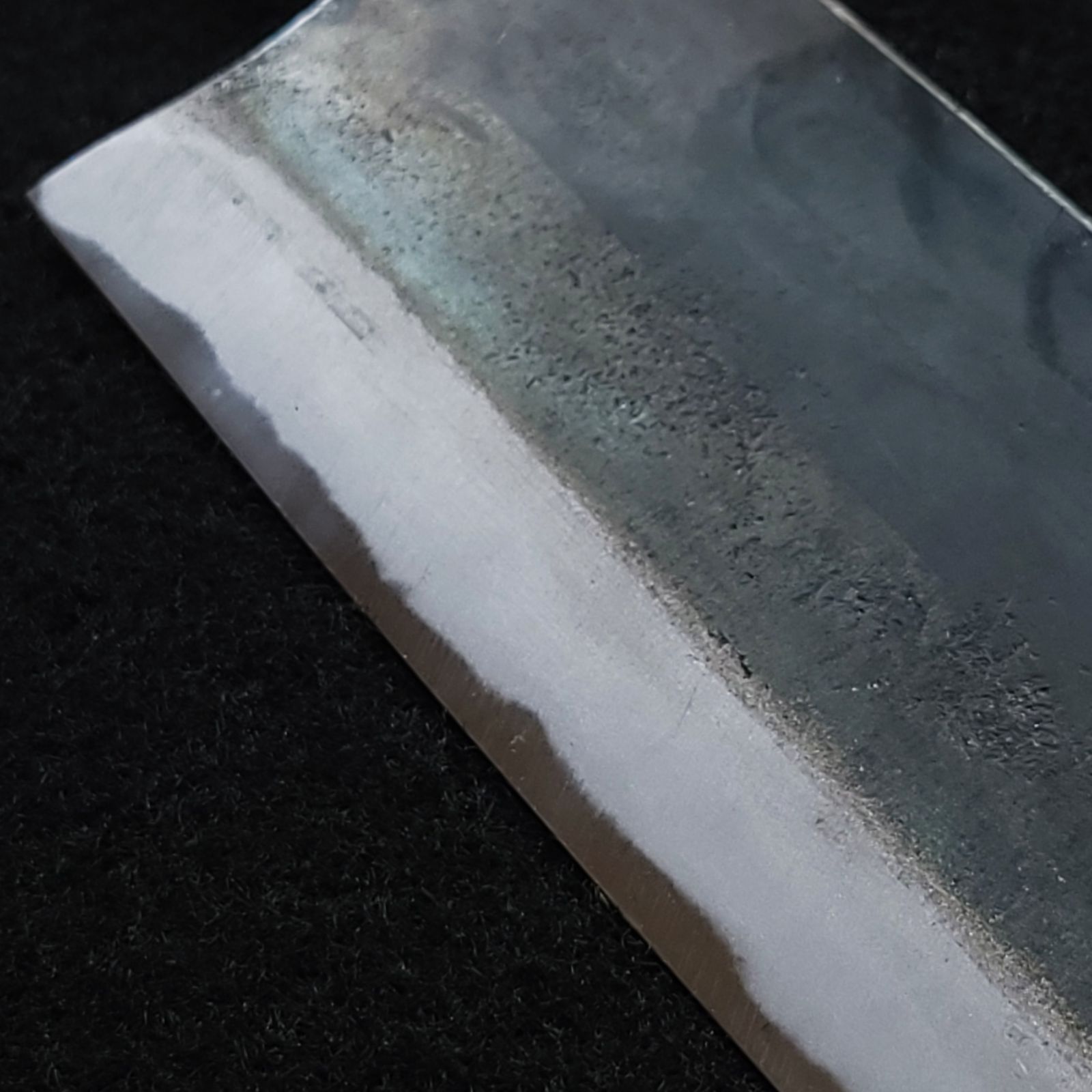  白紙1号 黒打 菜切 万能 包丁 165㎜ 1329 焼柄 月光作 菜切り包丁 包丁 ナイフ