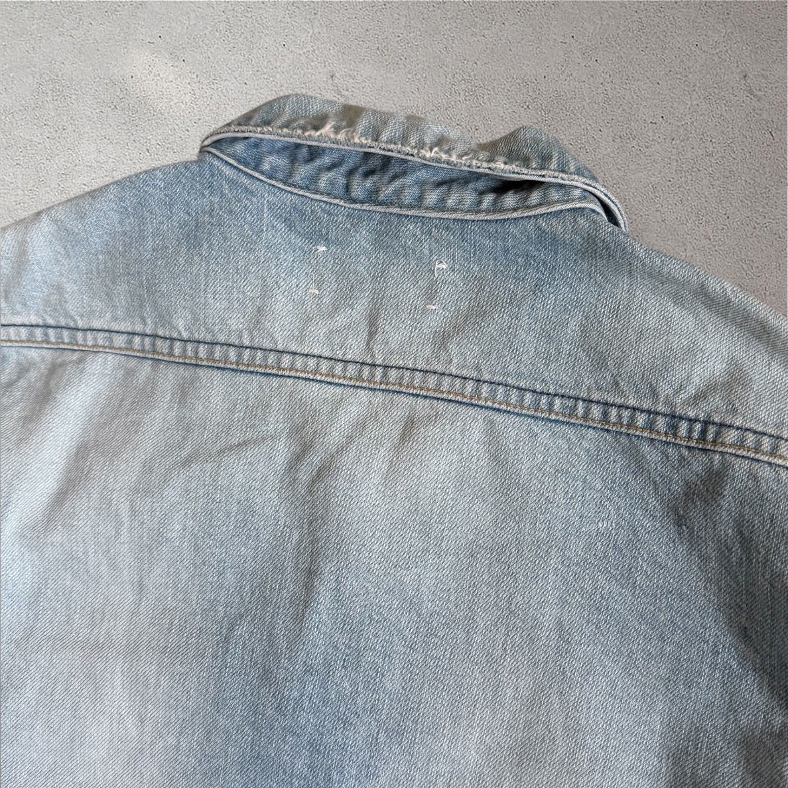 美品】アッパーハイツ デニムジャケット サイズ0 日本製 ブルー upper