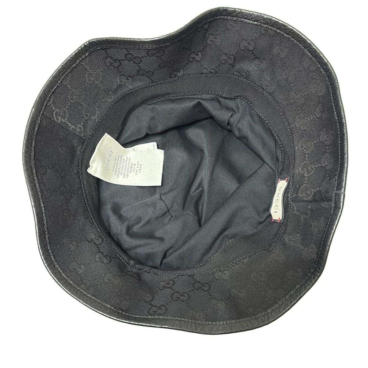 GUCCI ブラック GGロゴ バケットハット グッチ　新品 グッチ 小物ダブルG付き GGキャンバス バケットハット | GUCCI® JP