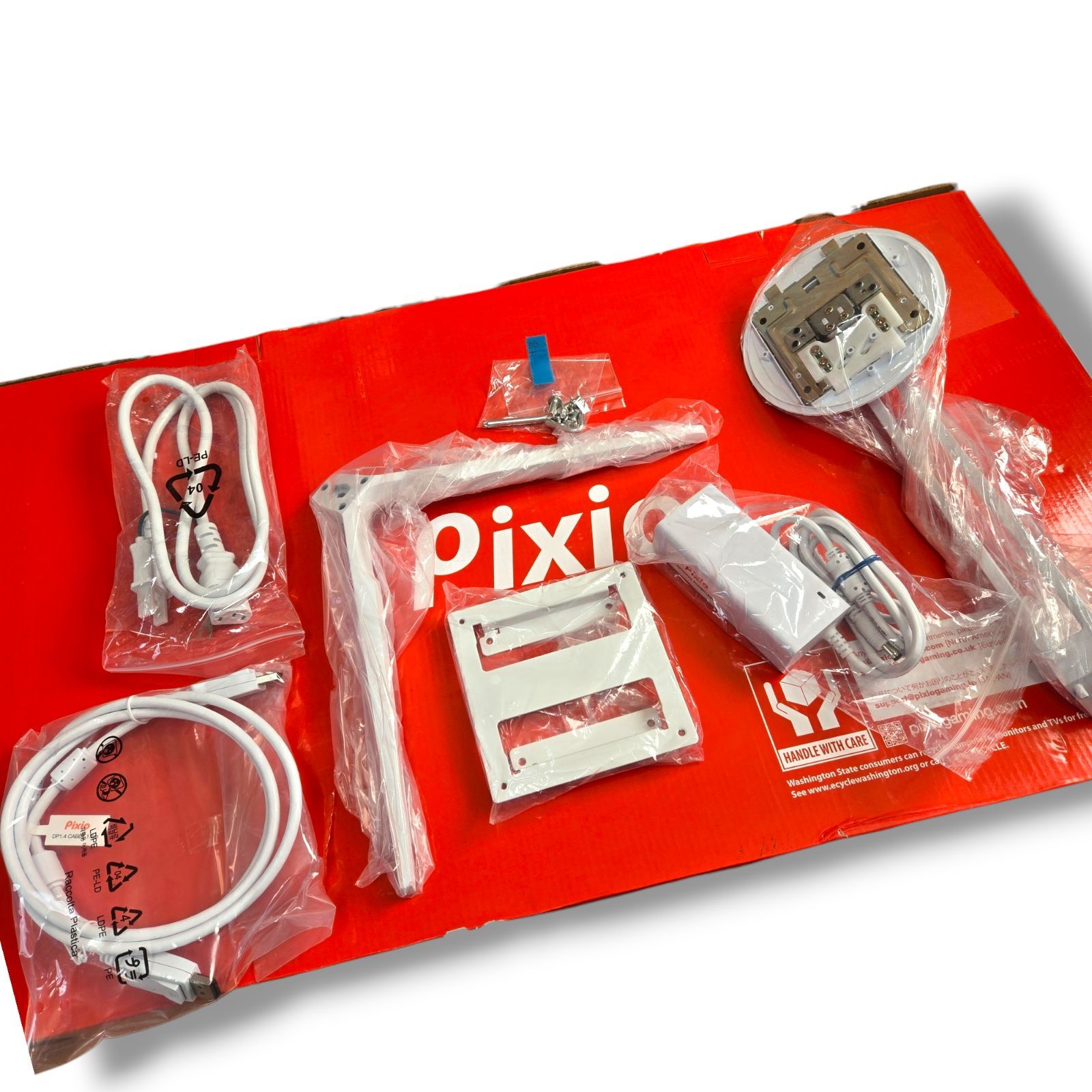 管理番号2103】Pixio PX27U Wave White ゲーミングモニター 27インチ