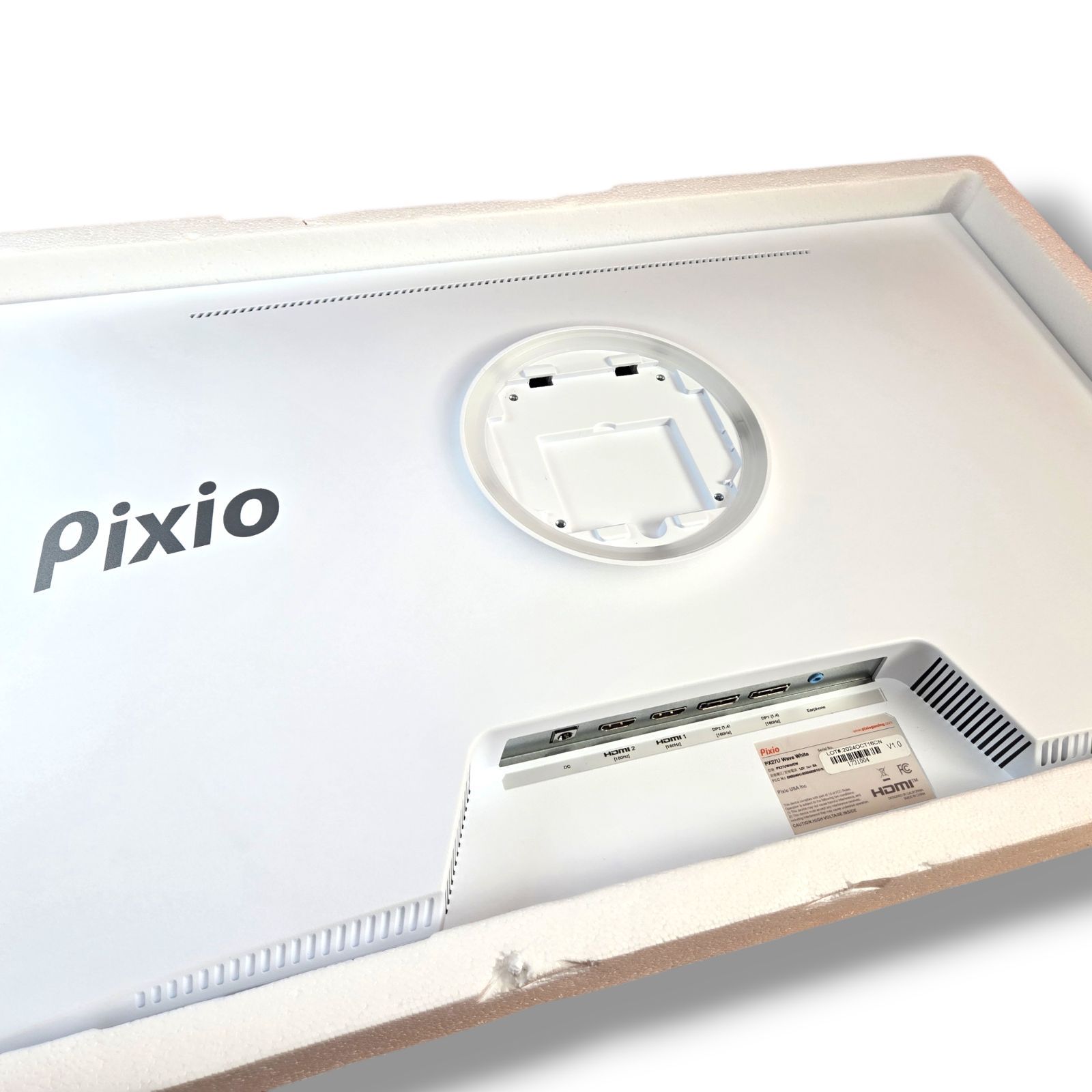 管理番号2103】Pixio PX27U Wave White ゲーミングモニター 27インチ