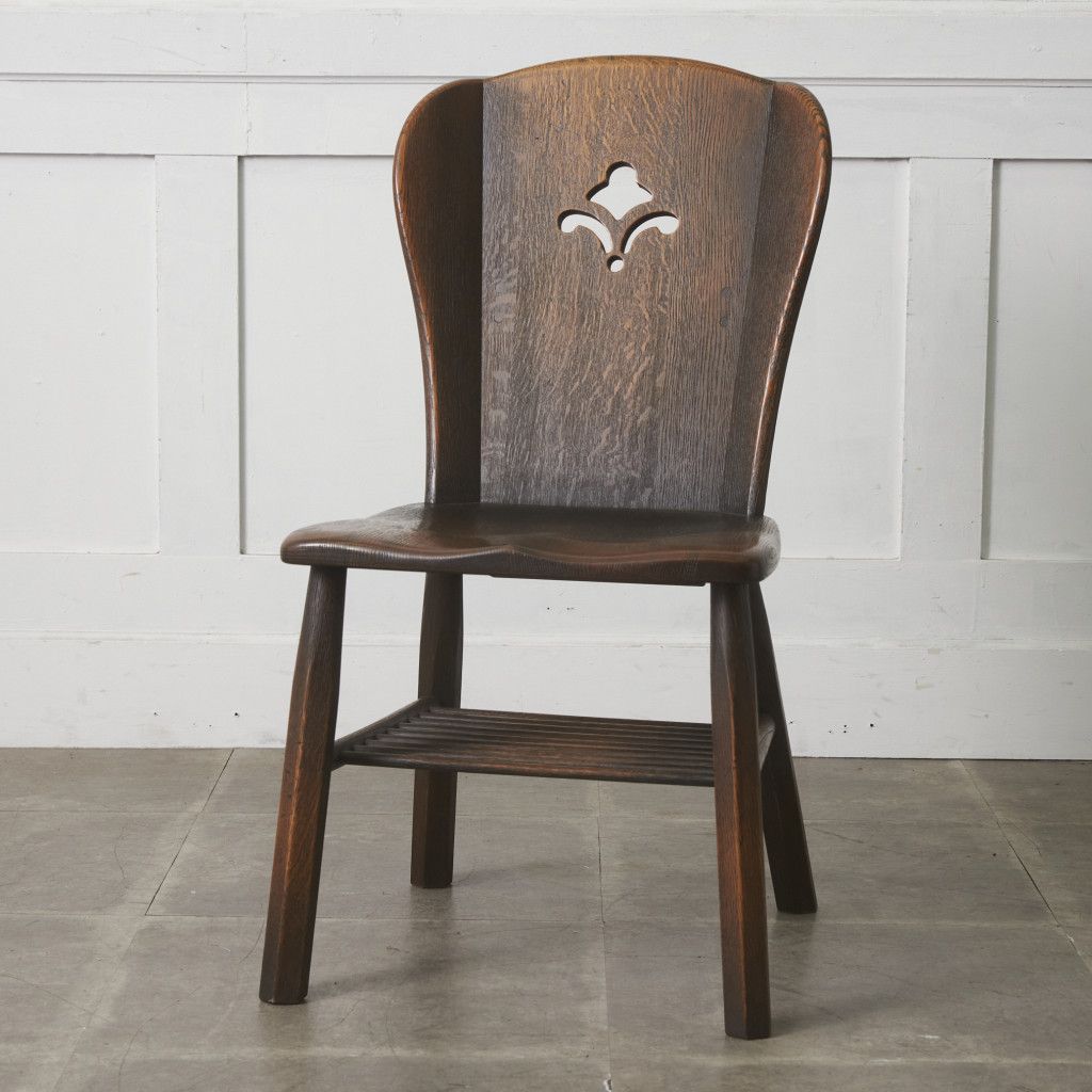 アンティークチェア ラウンジチェア 無垢 イギリス フランス カントリー 民芸 チェスターフィールド ラウンジチェア アンティーク PUレザー 男前