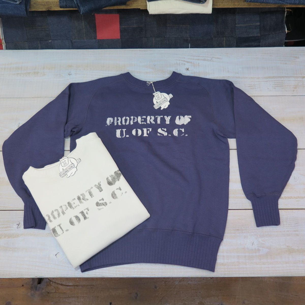 ジョングラッコー】 Property of U of SC ヴィンテージスエット John 