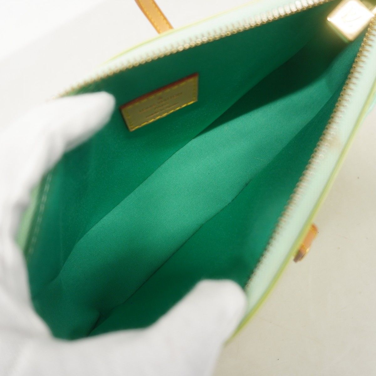 6ad3880-k】ルイヴィトン ハンドバッグ ヴェルニ マロリースクエア  