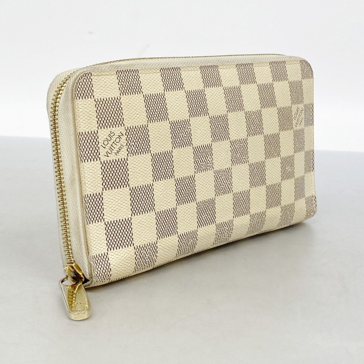 6ad3923-k】ルイヴィトン 長財布 ダミエ・アズール ジッピー