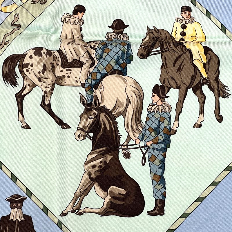 エルメス HERMES スカーフ カレ90 Musee Vivant du Cheval Chantilly