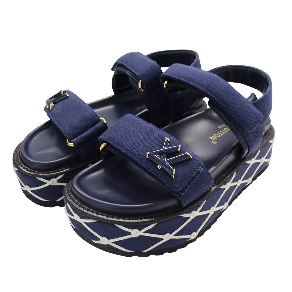 ルイ・ヴィトン LOUIS VUITTON サンダル レディース ブランド LVサン