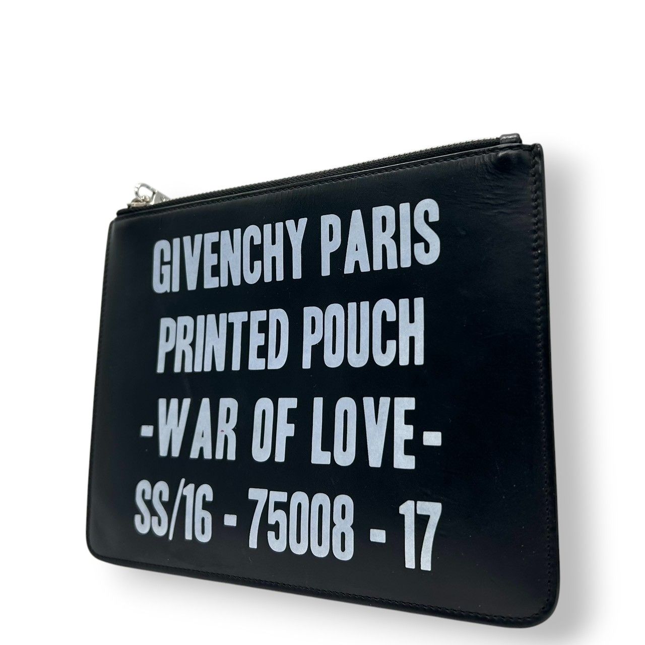 美品　GIVENCHY ジバンシーパンドラ　レザー　黒　クラッチバッグ　ポーチ 美品】ジバンシー GIVENCHY クラッチバッグ セカンドバッグ ポーチ