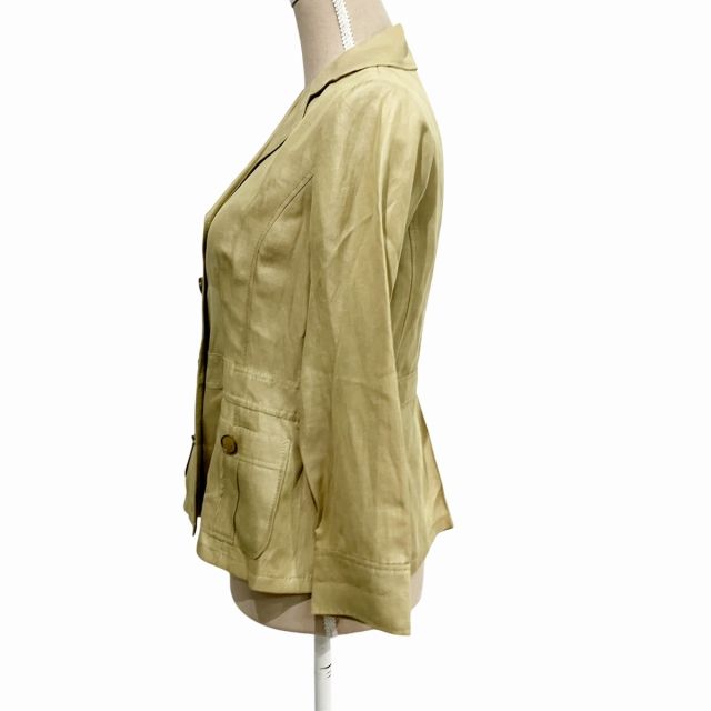 Leilian テーラードジャケット M ライトベージュ テーラードジャケット