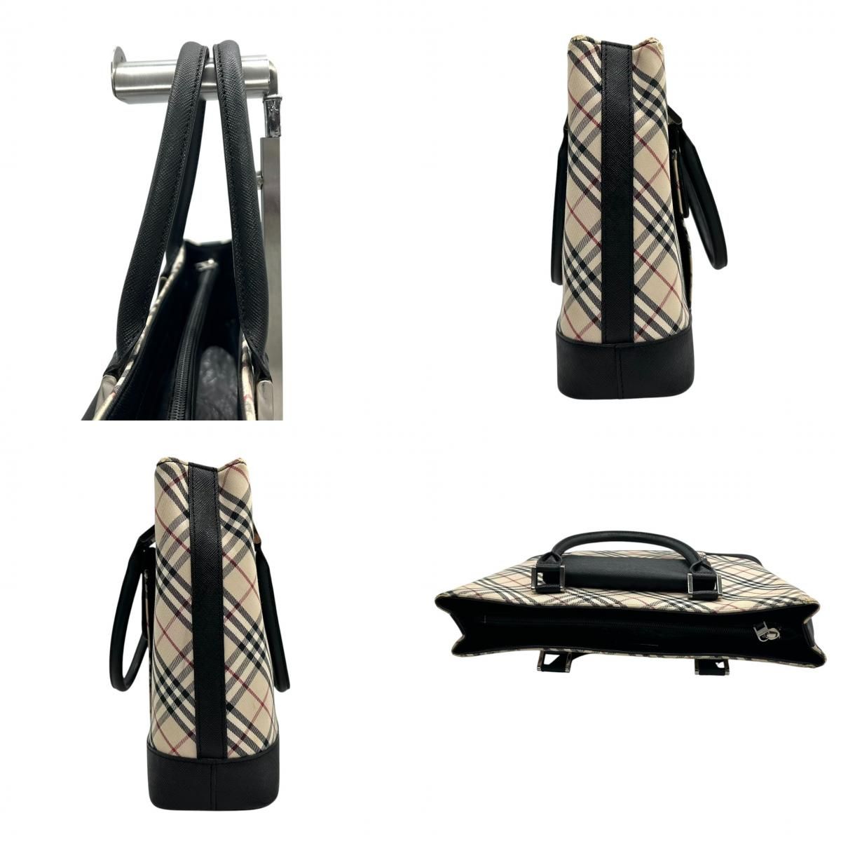 良品】バーバリー BURBERRY ノバチェック ハンドバッグ トートバッグ