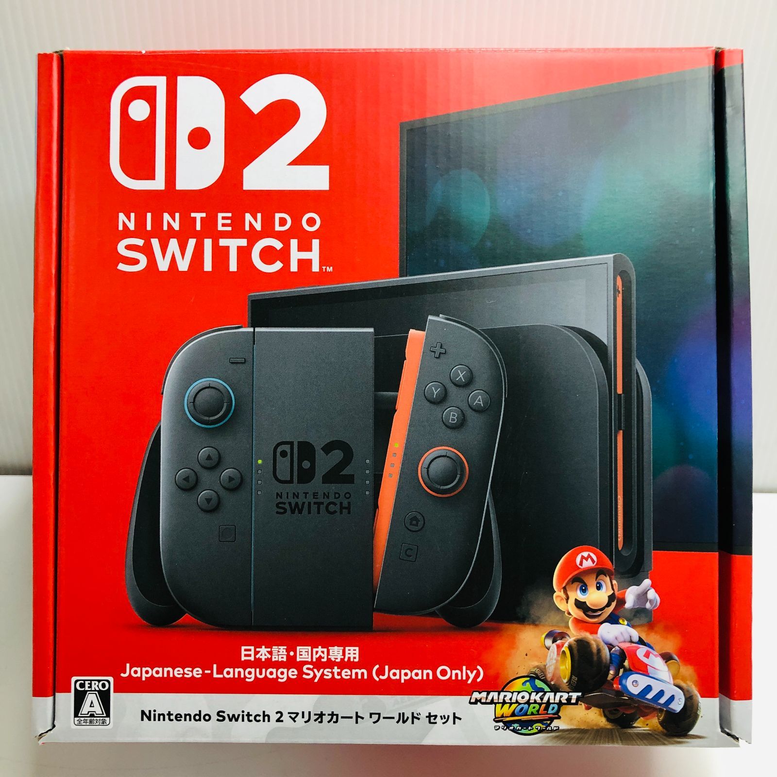 Nintendo Switch 2 マリオカートセット ニンテンドースイッチ2 日本語 マリオカート使用不可 初期化済み 本体 A 01 064