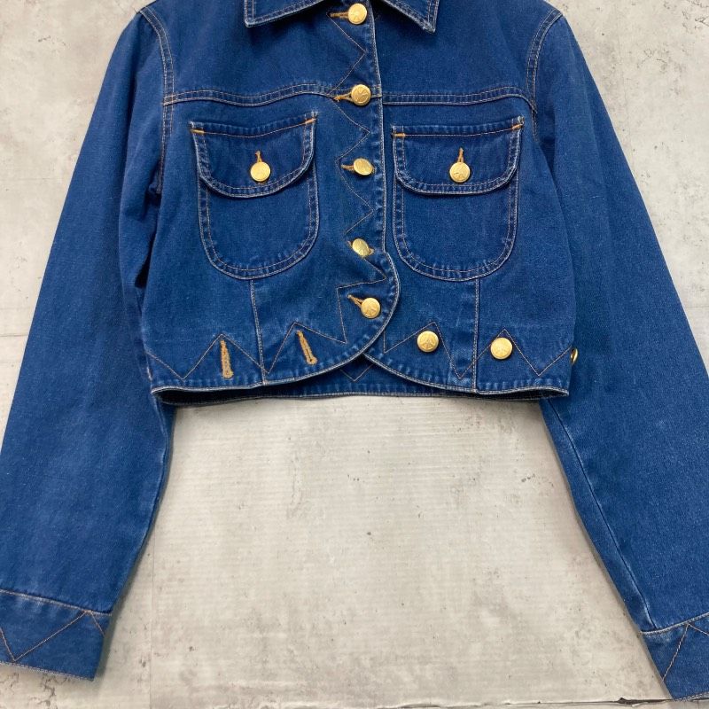 MOSCHINO モスキーノ デニムジャケット Gジャン イタリア製 M