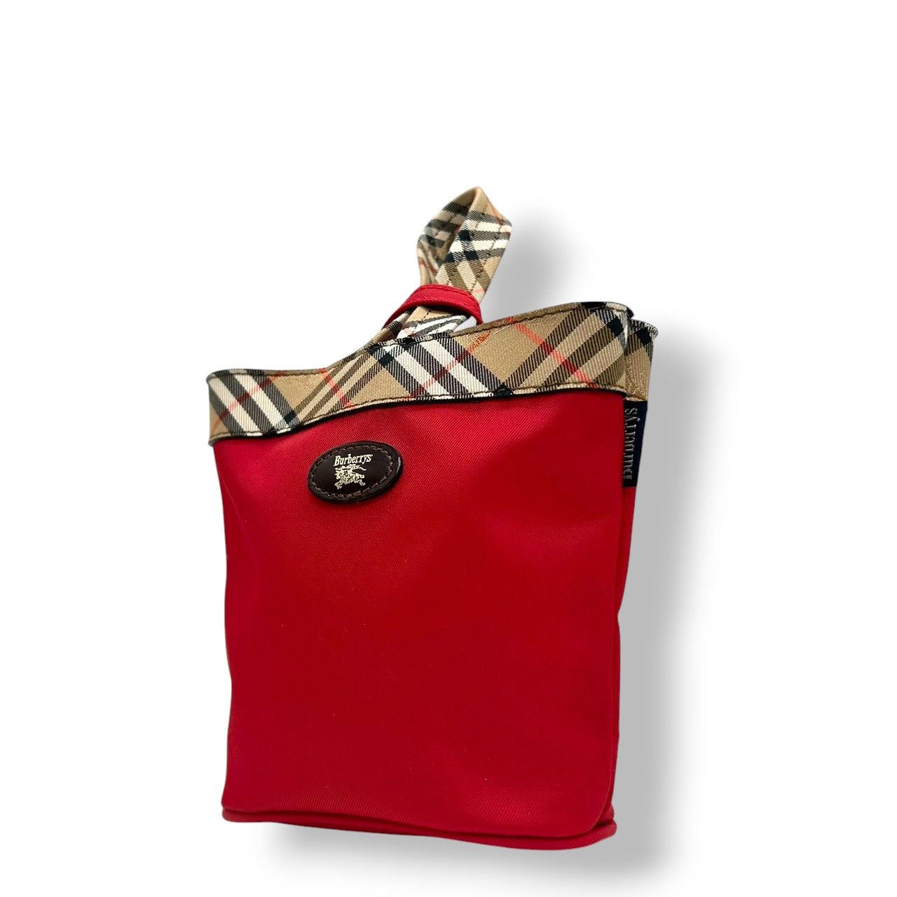 未使用級】バーバリー BURBERRY ハンドバッグ ミニバッグ ポーチ