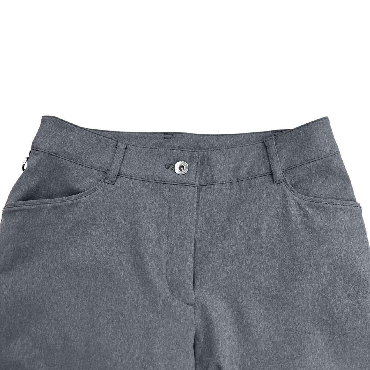 新品 マンシングウェア ゴルフ レディース ストレート パンツ グレー