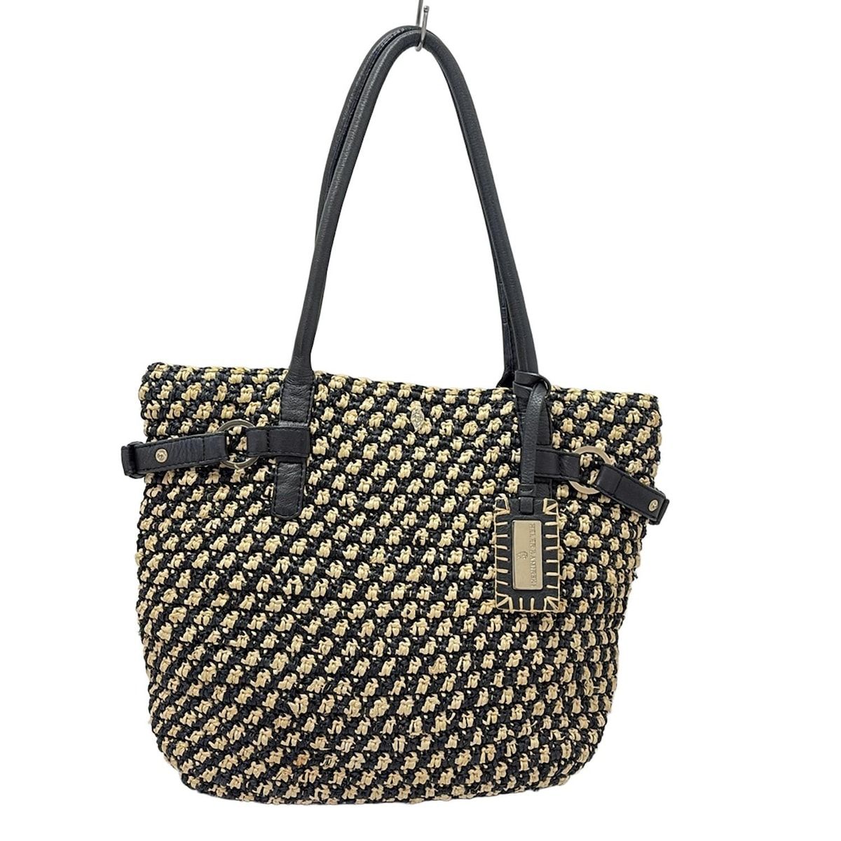 ヘレンカミンスキー　HELEN KAMINSKI かごバッグ　トートバッグ HELEN KAMINSKI(ヘレンカミンスキー) トートバッグ - 黒×ライト