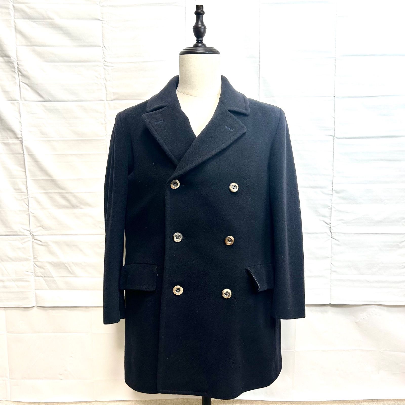 【美品】Burberry バーバリー ダブルブレスト ダブルコート カシミヤ混 中古品】Burberrys バーバリーズ Burberry バーバリー C-TK83 ダブル