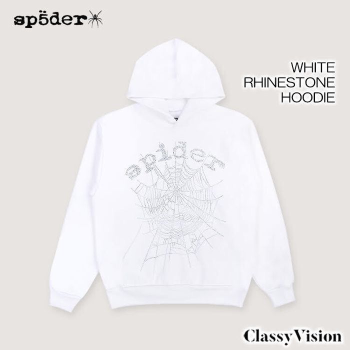 SP5DER スパイダー 【ラインストーンパーカー】【入手困難】【XS