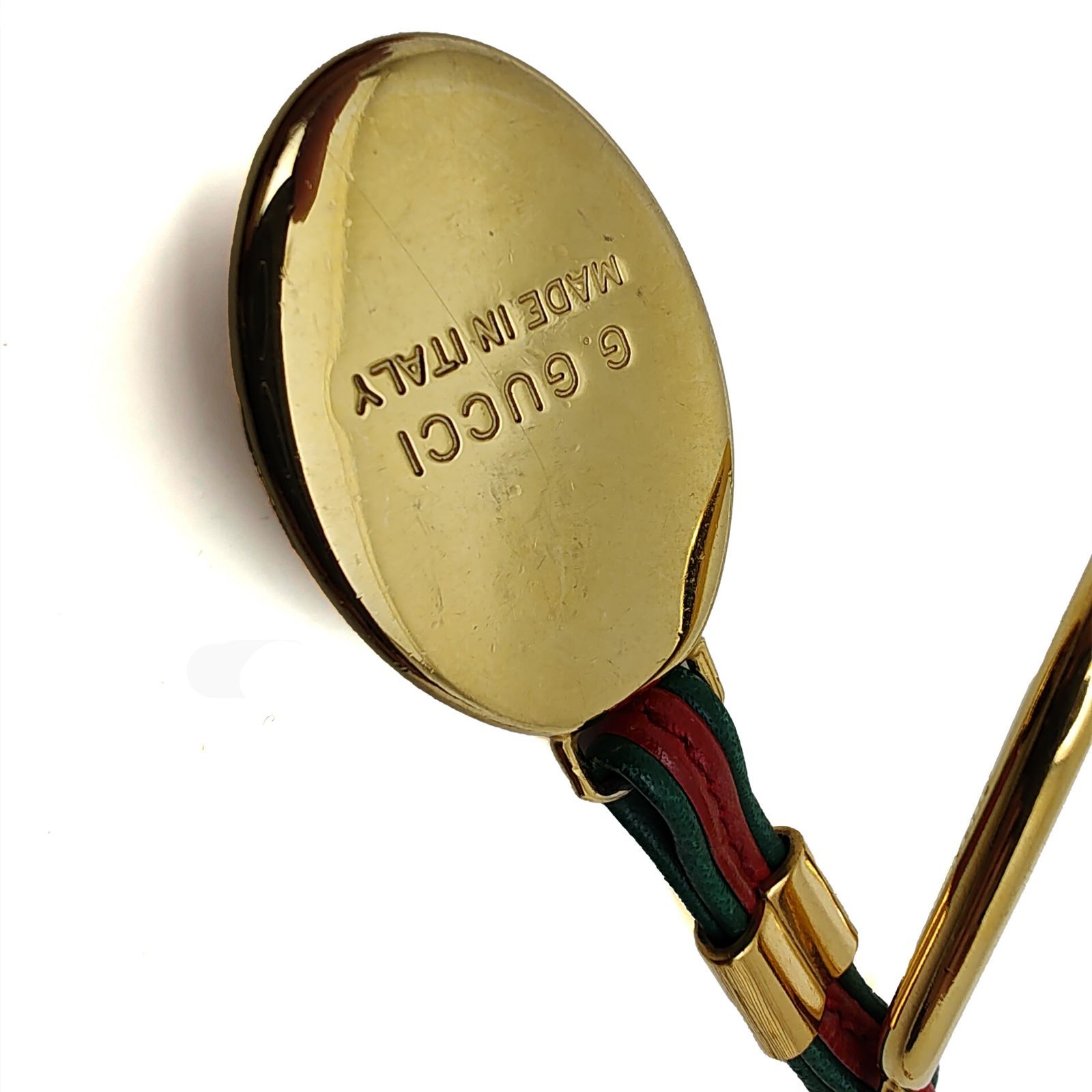 グッチ キーホルダー シェリーライン GGロゴ GP レザー チャーム