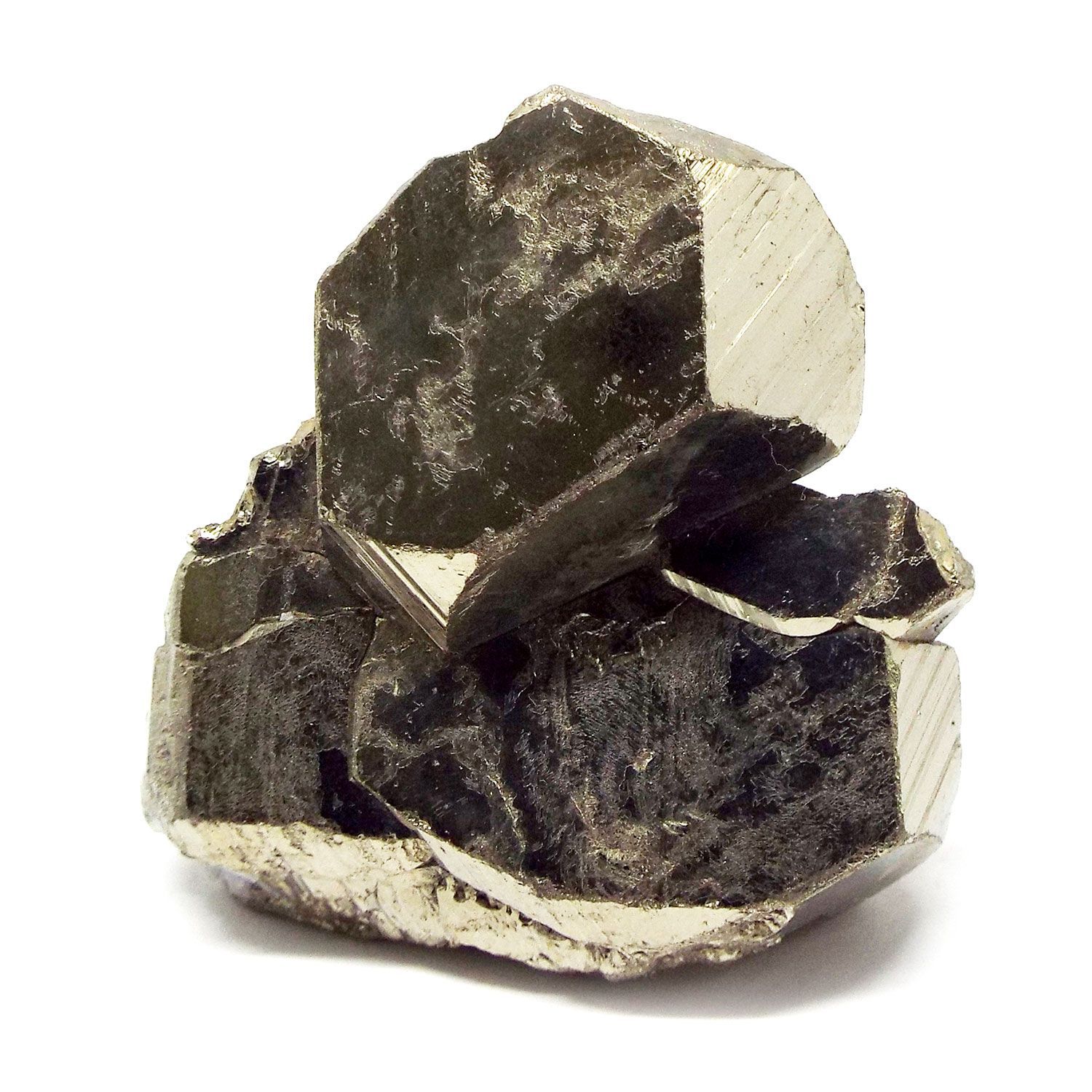 ペルー産 パイライト 原石 クラスター 黄鉄鉱 結晶 鉱物