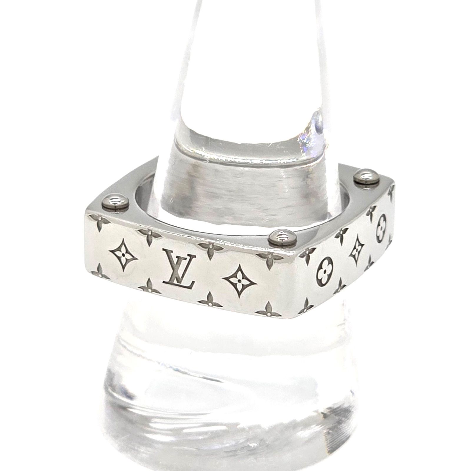 ルイヴィトン リング モノグラム・ボールド LOUIS VUITTON リング ボールド モノグラム ボルト スクエア 2色セット