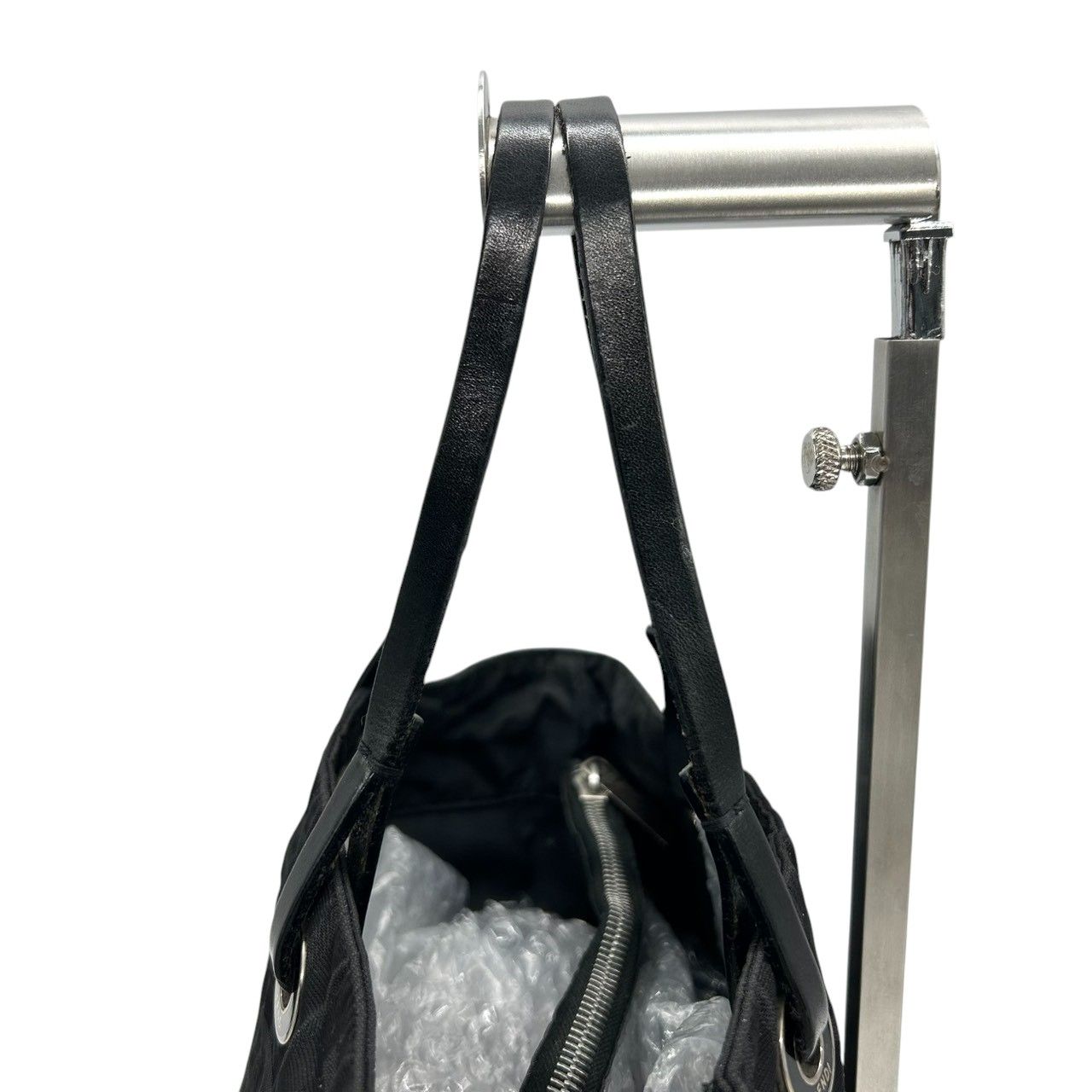 良品】フェンディ FENDI ズッカ柄 ハンドバッグ ミニトート ナイロン