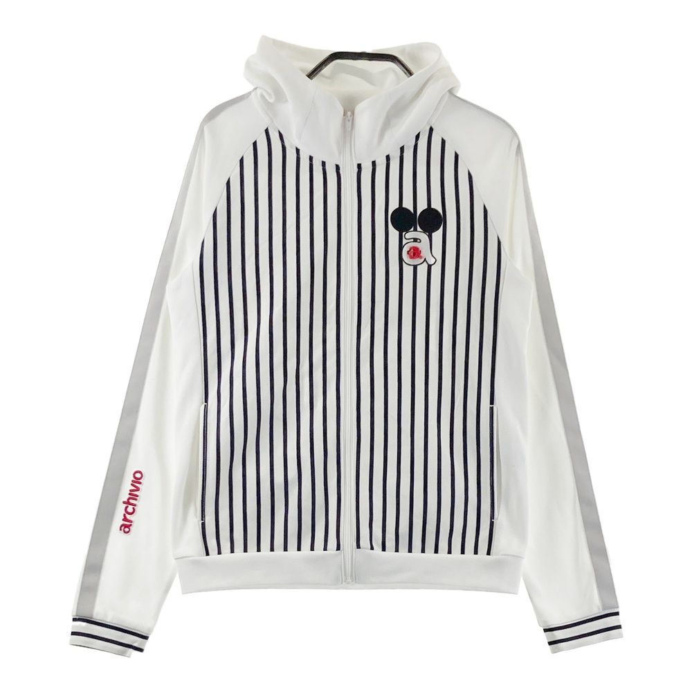 サイズ：36 ARCHIVIO アルチビオ ジップジャケット ストライプ柄
