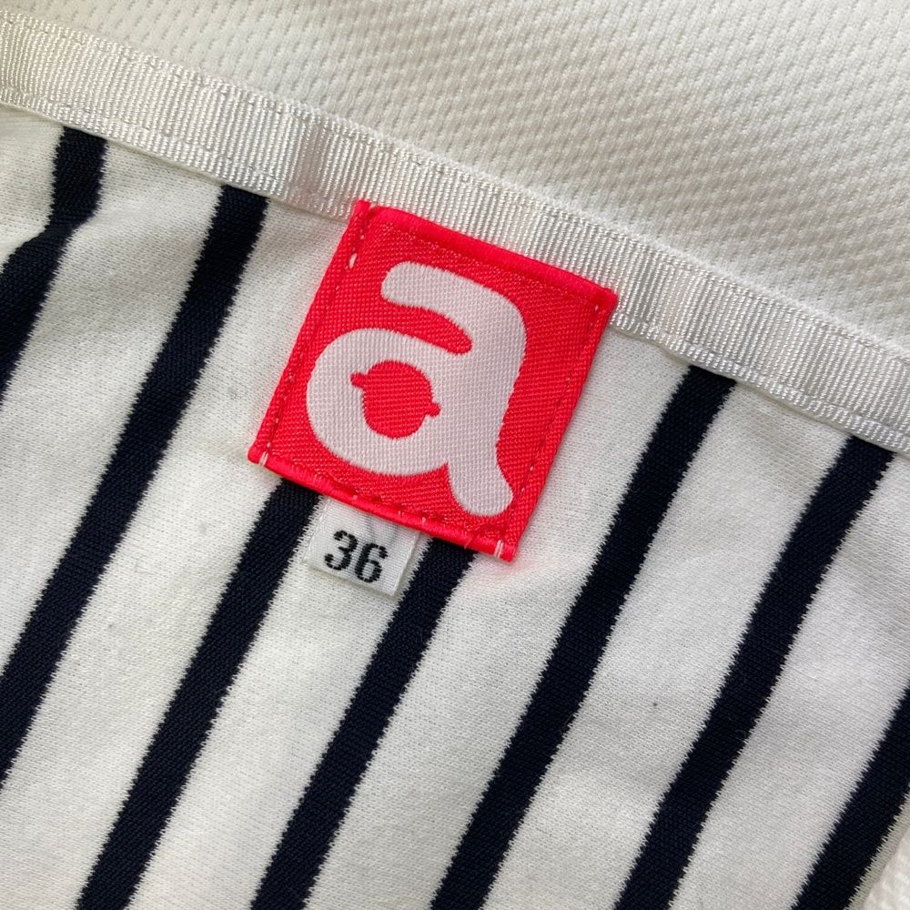 サイズ：36 ARCHIVIO アルチビオ ジップジャケット ストライプ柄