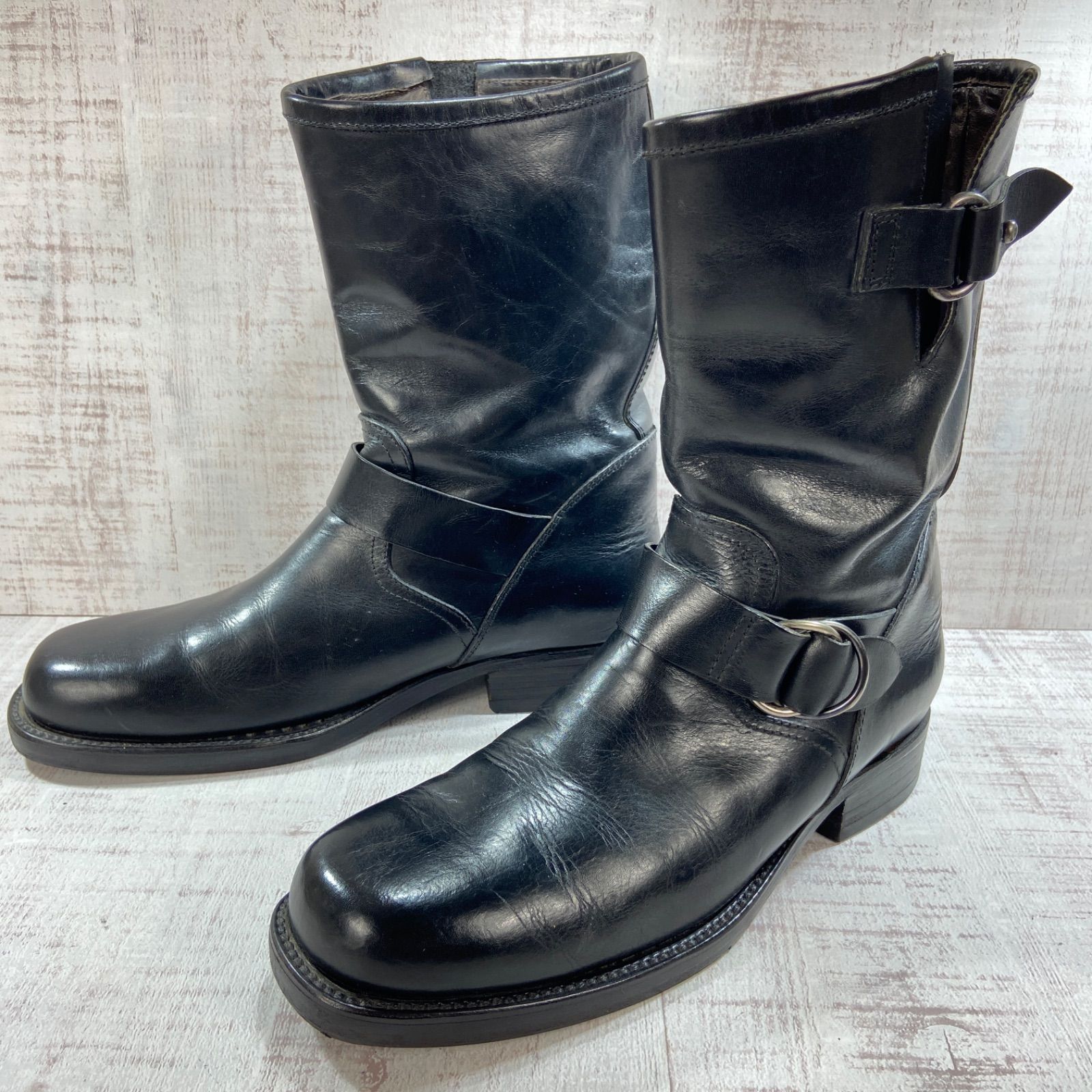 BUTTERO ブッテロ エンジニアブーツ プレーントゥ B1153 メンズ 革靴