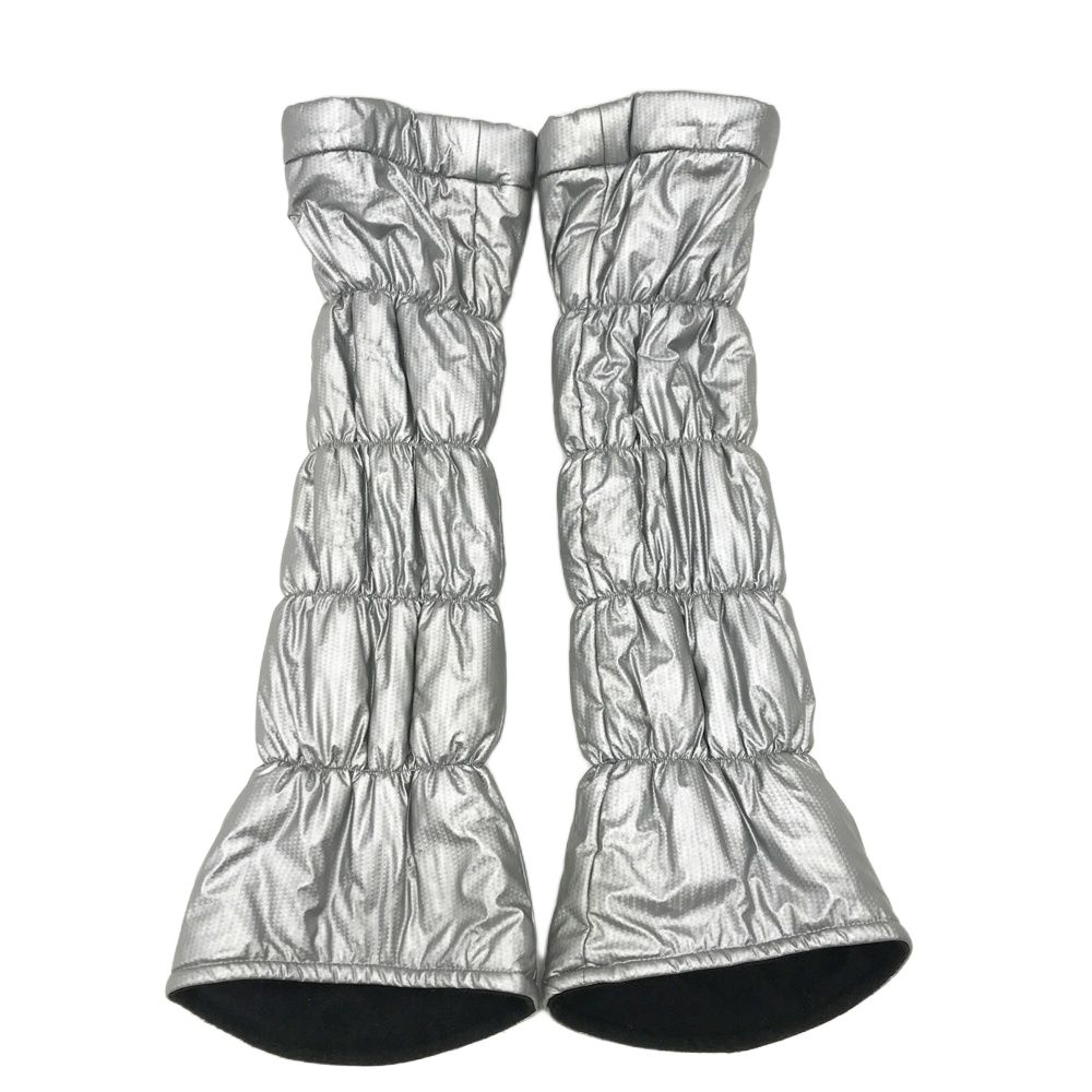 DANCE WITH DRAGONシルバー レッグウォーマー DANCE WITH DRAGON ダンスウィズドラゴン 裏起毛 レッグウォーマー 総