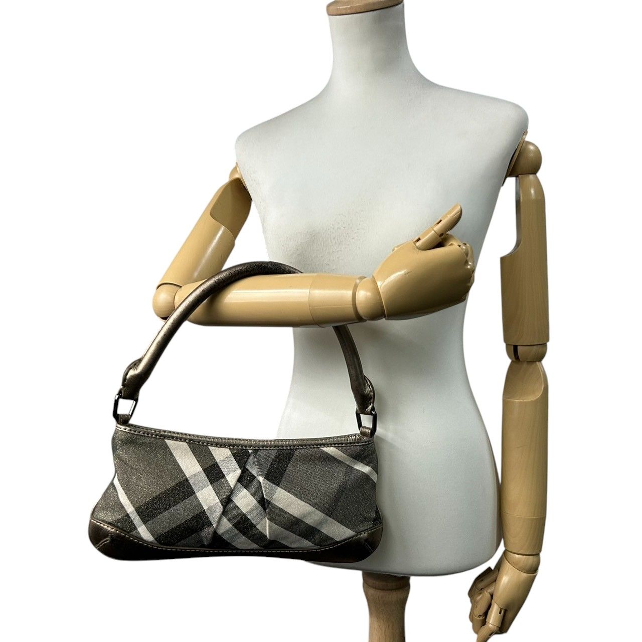 良品】バーバリー BURBERRY ハンドバッグ ワンショルダー アクセサリー  