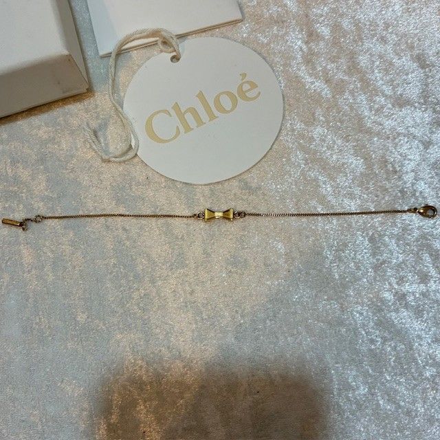 クロエ Chloé リボンモチーフ ゴールドブレスレット 2B0687-CB7 - メルカリ
