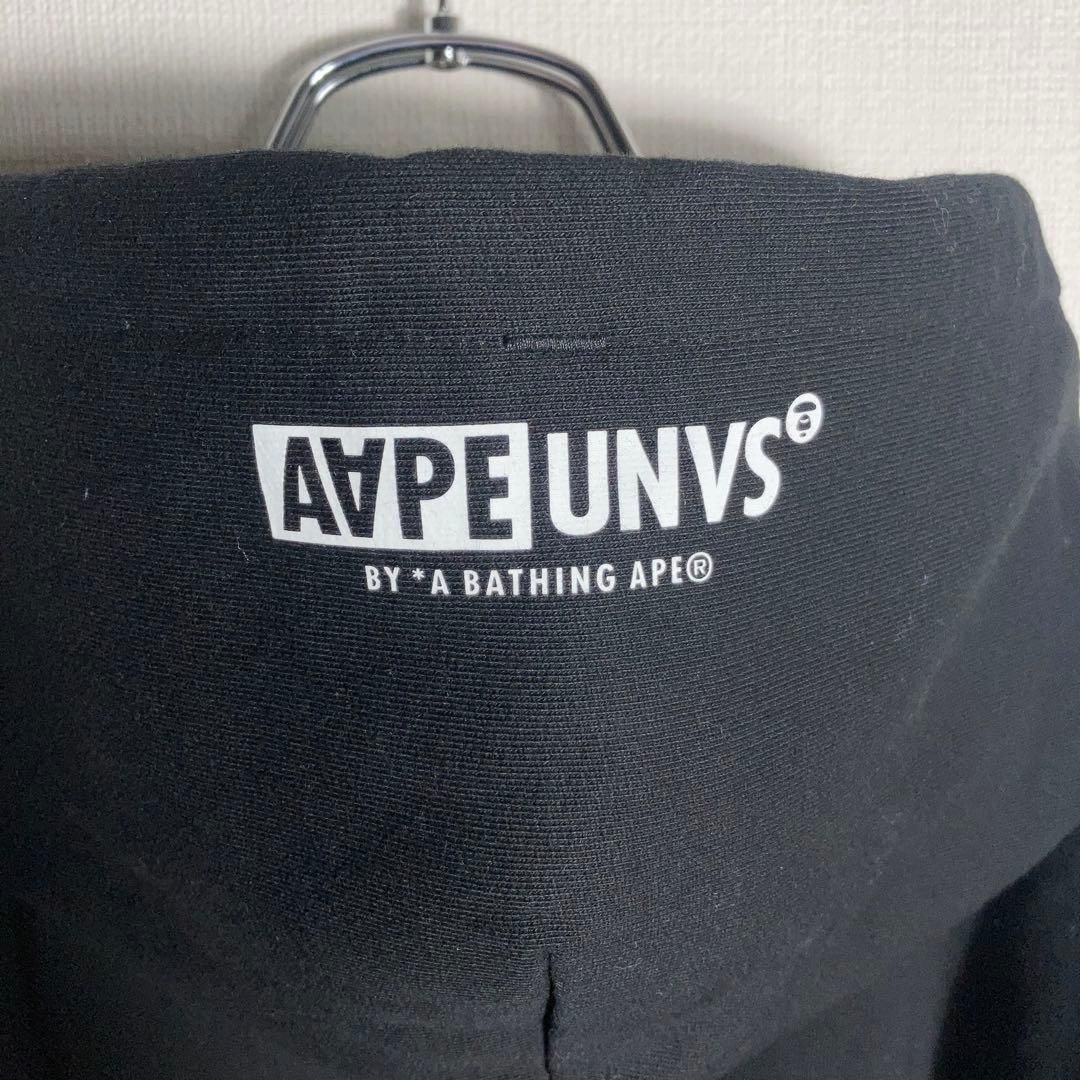 A Bathing Ape フルジップパーカー ビッグロゴ 黒 M - メルカリ