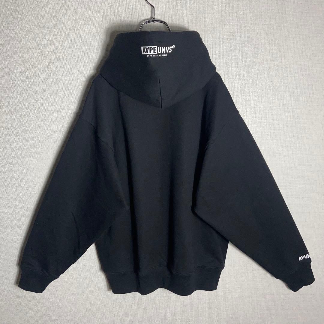 【美品】A Bathing Ape フルジップパーカー ビッグロゴ 黒 L. A Bathing Ape フルジップパーカー ビッグロゴ 黒 M - メルカリ