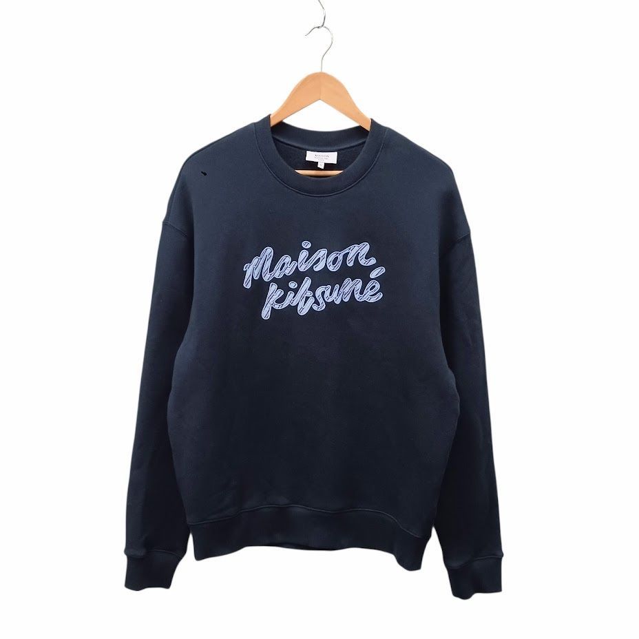 MAISON KITSUNE Handwriting Crew Sweatshirt メゾンキツネ ハンド