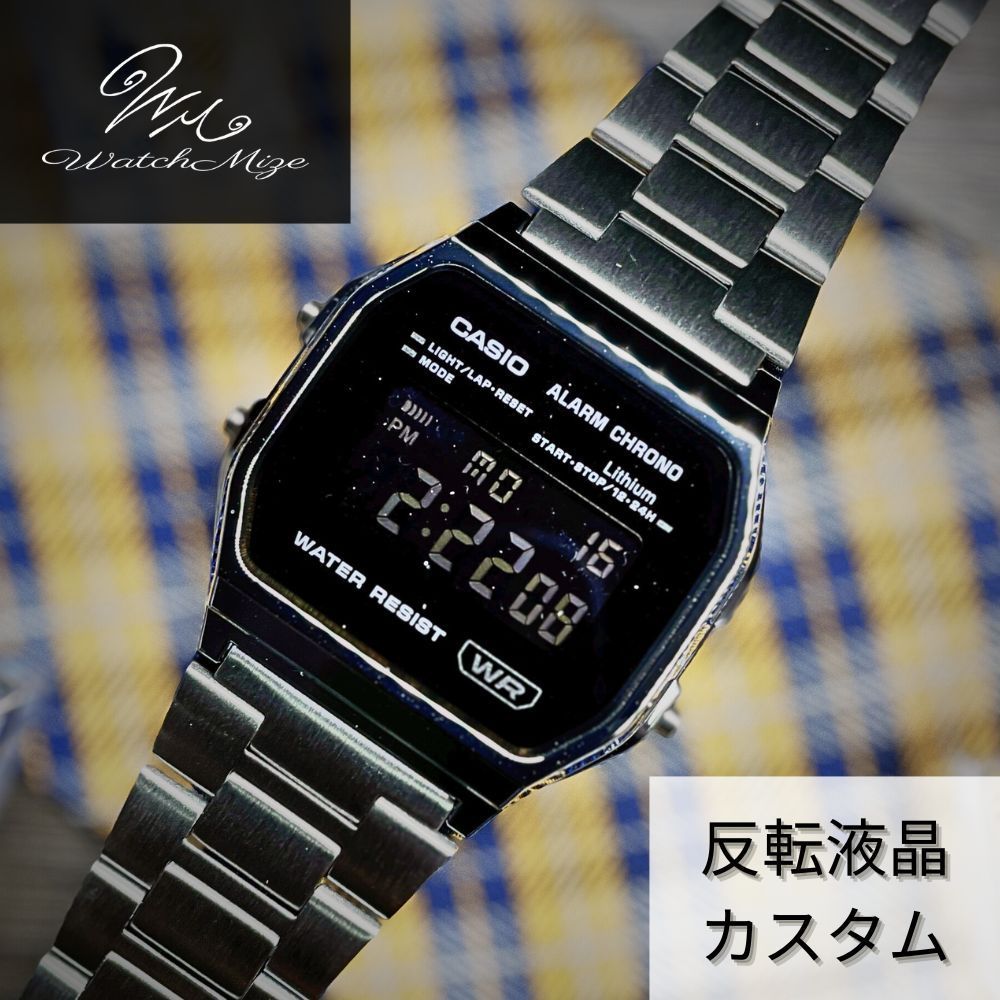 ⭐️飲む⭐️ CASIO チプカシ【反転液晶】A158WEA-1JF 🌟新品未使用🌟 CASIO チプカシ A158WEA-1JF 『反転液晶＋グリーンLED